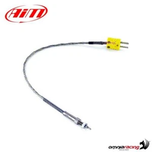 Termocoppia gas di scarico tipo K AIM con connettore/filetto M5 lunghezza 30 cm - Picture 1 of 5