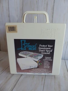 The Thread Box Holds 128 Spools Plastic Carrying Case USA - Picture 1 of 12