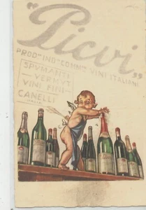 WERBEKARTE PICVI ITALIENISCHE WEINE - CANELLI - Bild 1 von 2