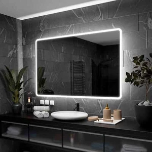 OSAKA ILLUMINATO LED specchio del bagno personalizzato misura VARIANTI - Foto 1 di 2
