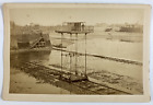 Oblin, France, Saint-Malo, Overhead Crane, albumen print, ca.1880 Vintage albume