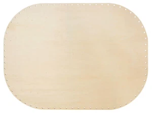 Suelo de tubo Peddig con bordes redondeados, 4mm, 45x33cm, 70 hoyos - Imagen 1 de 6
