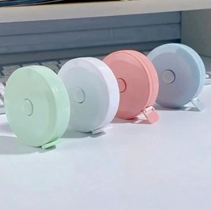 6pcs Retractable Double-Scale Measuring Tape – Cute, Soft Plastic Ruler-NEW - Picture 1 of 8