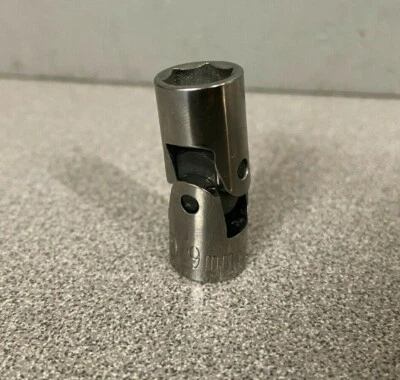 KD Tools 716009, 1/4" Drive 6 Point Universal Swivel Socket 9mm, Made in USA - Image 1 of 4