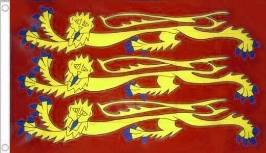 3' x 2' Three Gold Lions Flag King Richard The Lionheart Old Medieval England - Image 1 of 1