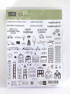 Stampin' Up! In The City 60 Piece Photopolymer Stamp Set - Picture 1 of 2