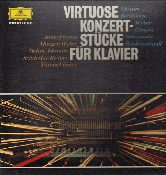 LP-BOX Mozart / Beethoven / Weber a.o. Virtuose Konzertstücke für Klavier - Bild 1 von 1