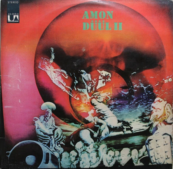 Vinyle 2xLP Amon Duul II "Tanz Der Lemminge" France 1971- Label UAR-UAD 60.003/4 - Photo 1/4