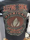 Sleeping With Sirens Grand Rapids Michigan Established 2009 Black Small T-Shirt