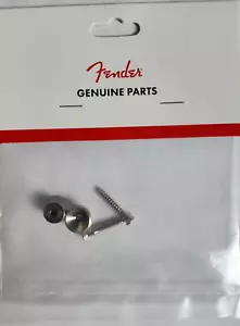 Fender Guitar Bass Vintage Style Strap Buttons Nickel 0994915000 MADE IN THE USA - Picture 1 of 2