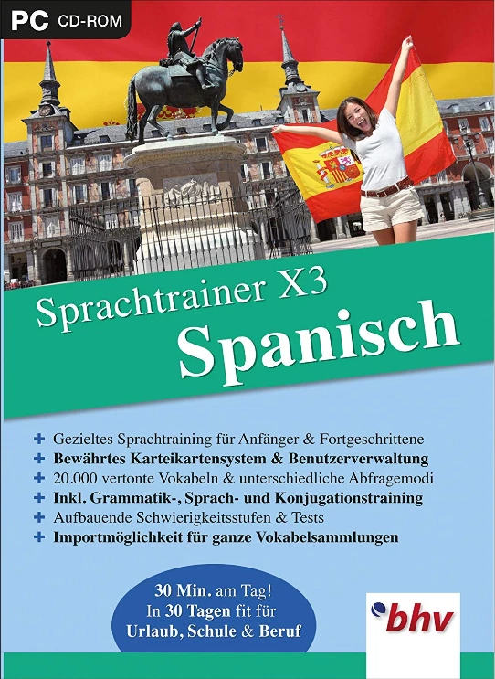 Sprachtrainer X3 Spanisch (PC-Software) Lernsoftware für Sprachen (Neuware) - Bild 1 von 1