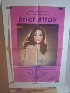 BRIEF AFFAIR - Annette Haven & Brigette Monet  25x38  Original 1982 Movie Poster - Picture 1 of 4