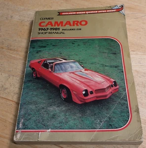 Camaro 1967-1981 Includes Z28 Shop Manual - Bild 1 von 9
