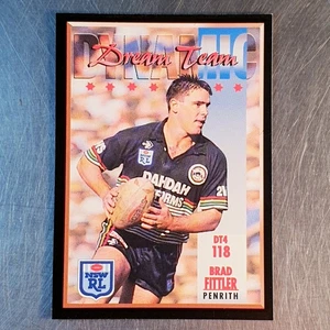 Tarjeta del Dream Team Dynamic Series 2 Rugby League NRL 1994 Brad Fittler - Imagen 1 de 2
