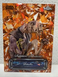 2024 Topps Chrome Sapphire Selection Star Wars Ep: 1 SEBULBA /25 Orange Prism - Picture 1 of 4