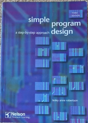 Simple Program Design Step-by Step Approach NELSON Thompson Learning 3rd Edition - image 1 of 3