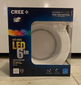 Cree TW Series 65W Equivalent Soft White 6 in. Dimmable LED Recessed Downlight - Picture 1 of 8