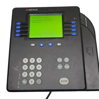 Kronos System 4500 Ethernet Time Clock (8602800-501) Working - Image 1 of 4