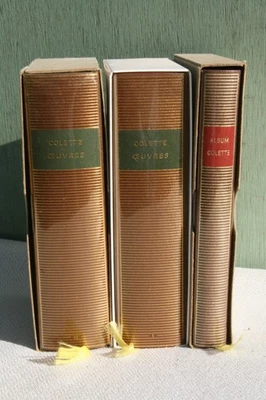 livre la pléiade Colette lot album et oeuvres tomes I et II. - Photo 1/4