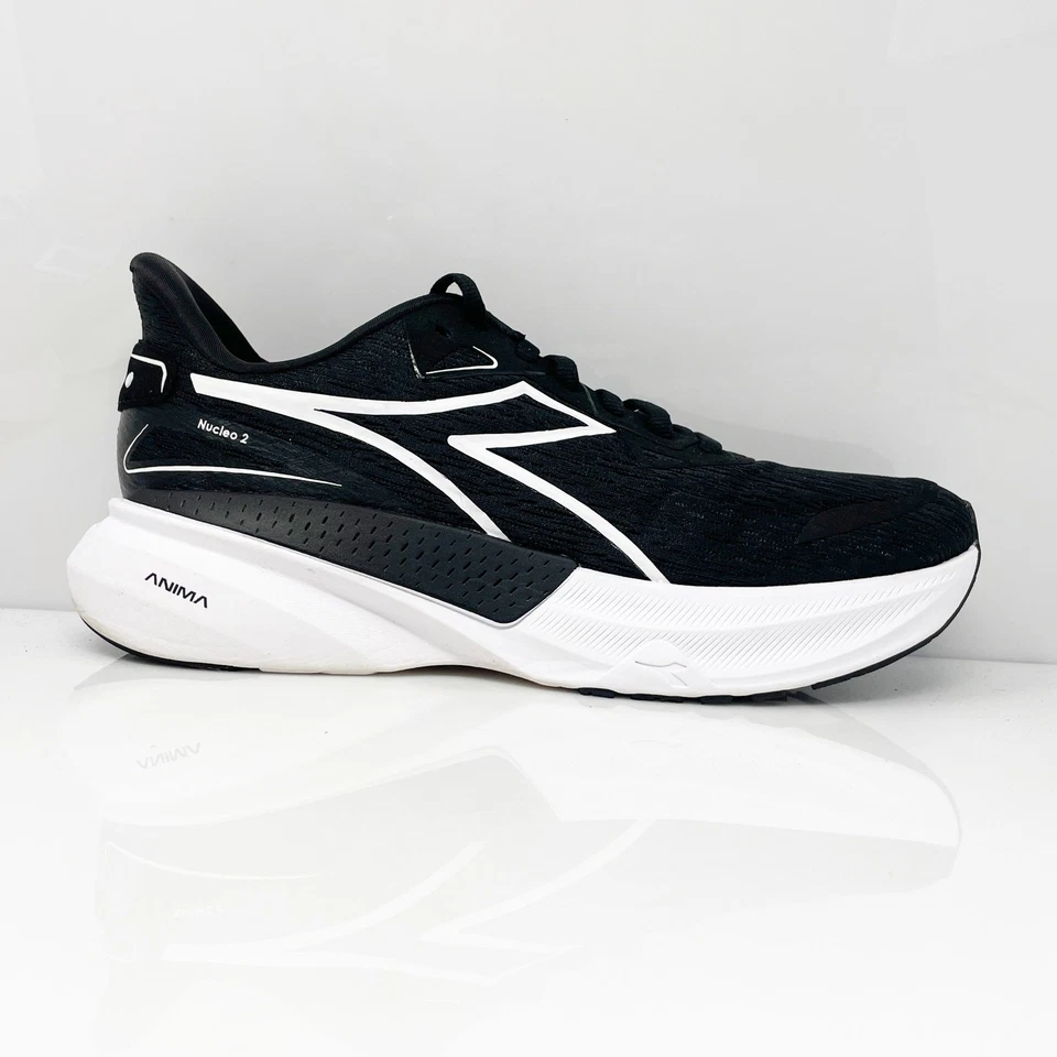 Diadora Womens Nucleo 2 C0641 Black Running Shoes Sneakers Size 10.5 - Image 1 of 4