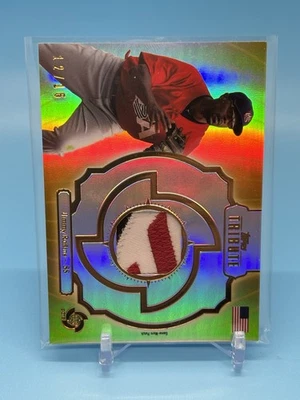 2013 Topps Tribute WBC Jimmy Rollins Prime Patches Gold 12/15 USA Phillies Relic - Image 1 of 3