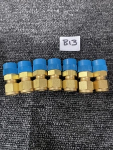 (7) Swagelok B-600-1-6 Brass 3/8" Tube OD x 3/8" Mnpt Tubing Adapter - Picture 1 of 2