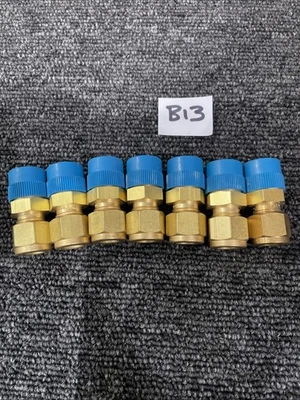 (7) Swagelok B-600-1-6 Brass 3/8" Tube OD x 3/8" Mnpt Tubing Adapter - Image 1 of 2