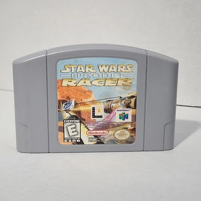 Star Wars Episode 1 Racer (Nintendo 64, 1999) N64 Authentic Cartridge - TESTED - Image 1 of 4