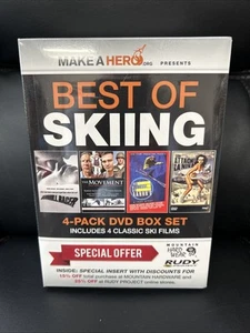 NEW Make A Hero Best Of Skiing DVD 4 Pack Box Set NEW/SEALED - Picture 1 of 4