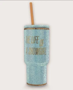 Taylor Swift The Life of a Showgirl Glitter Tumbler 30 oz ALREADY SHIPPED - Picture 1 of 2