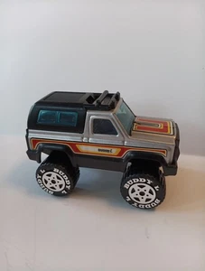 Vintage 1981 BUDDY L 4x4 Chevy/Ford Blazer/Bronco Lifted Silver Black Japan 5” - Picture 1 of 5