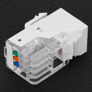 Cat3-Modul RJ11-Modul 4--Kommunikationsbuchse Elektronischer Geräte - Afbeelding 1 van 10