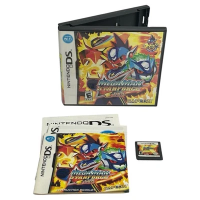 Mega Man Star Force: Leo (Nintendo DS, 2007) CIB Complete w/ Manual Tested - Image 1 of 4