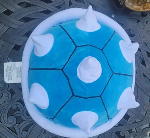 Nintendo Mario Kart ALMOHADA DECORATIVA FELPA ESPINOSA CARCASA AZUL 14" 2020 - Imagen 1 de 6