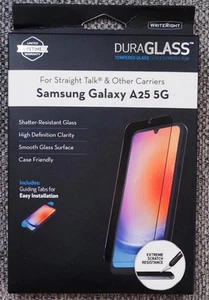 WriteRight DuraGlass Samsung Galaxy A25 5G Tempered Glass Screen Protector - Photo 1 sur 2