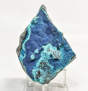 3.30" CORNETITE CHRYSOCOLLA MALACHITE Kalukuluku Mine, Congo Q768 - Picture 1 of 8