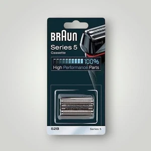 Braun Scherkopf 52S Series 5/6 Silber Ersatzteil für Rasierer, hochwertige Kling - Bild 1 von 1