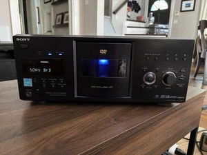 Sony DVP-CX995V 400-Disc CD/DVD Mega Changer No Remote Tested - Works - Picture 1 of 4