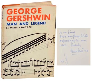 Merle ARMITAGE / GEORGE GERSHWIN MAN AND LEGEND 1st Edition 1958 #177681 - Picture 1 of 2