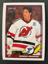 Brendan SHANAHAN 1991-92 O-Pee-Chee Hockey #140 St. Louis Blues