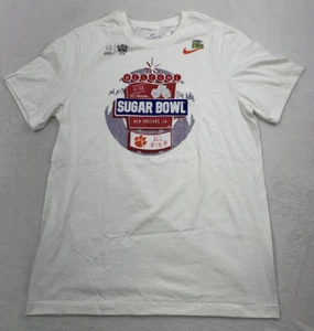 Nike T-shirt Mens Large NCAA Sugar Bowl 2021 New Orleans White - Picture 1 of 7