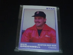 1988 Star Company Mike Greenwell LILA Set 11 Karten Boston Red Sox - Bild 1 von 2