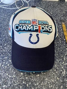 Swagged Out 2007 Official NFL SUPER BOWL XLI FOOTBALL Hat Colts Champions - Bild 1 von 11