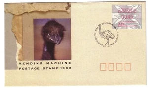 1992 FDC. Australia. Vending Machine Stamp FRAMA "Emu" PictPMK "RINGWOOD" - Picture 1 of 1