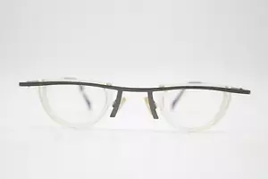 Brille Theo Belgium matchless Metallic Tranparent Oval Brillengestell Neu - Bild 1 von 6