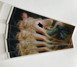 Supreme Leda and the Swan Box Logo Sticker 100% Authentic SS19 Season - Picture 1 of 3