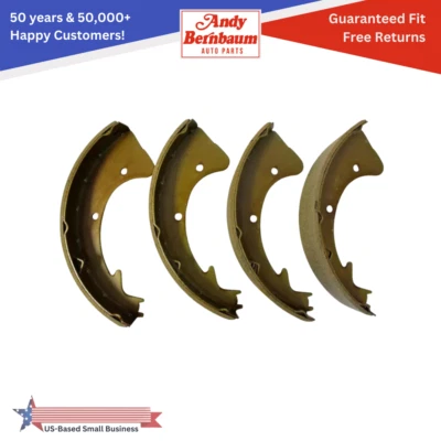 Juego de zapatas de freno de tambor delanteras y traseras Plymouth Savoy Plaza Suburban 1957-1961 Foto 1 de 4