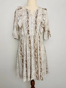 Kivari Mini Dress Size XS Animal Print Party Holiday Baby Shower Summer Quality - Picture 1 of 9