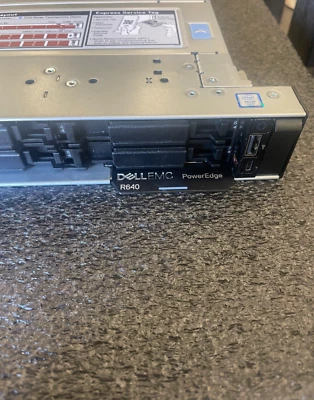 Dell PowerEdge R640 - 2 x Gold 6126 2.6Ghz 12 Core - 384GB - No Drives - 2 PS - Image 1 of 3