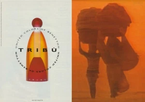 Publicité papier - advertising paper - Tribu de Benetton 2 pages - Foto 1 di 1